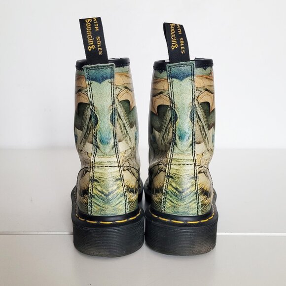 Dr Martens X William Blake Tate Museum Limited Edition 1460 Boots - Size 5W - Picture 3 of 11
